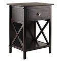 Winsome Wood Winsome Wood 23419 Xylia Accent Table; Coffee - 18.9 x 14.9 x 25 in. 23419